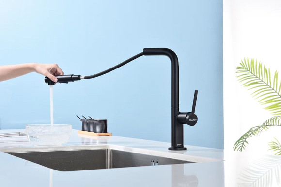 Смеситель для кухни Paulmark Neo Ne214419-401 Антрацит