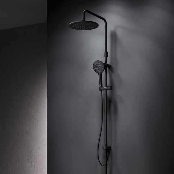 Душевая система AM.PM Like F0780022 Черная матовая Душевая система AM.PM Like F0780022 Черная матовая