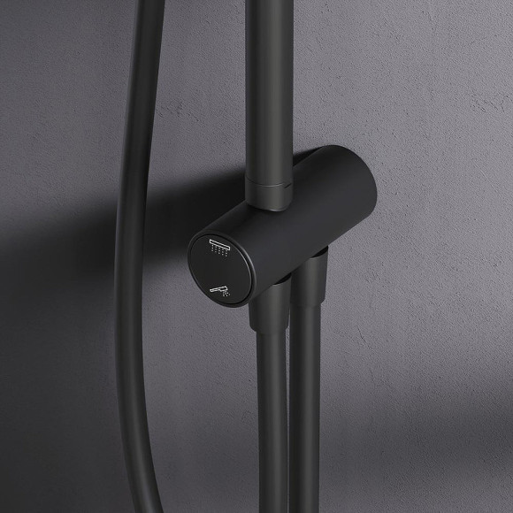 Душевая система AM.PM Like F0780022 Черная матовая Душевая система AM.PM Like F0780022 Черная матовая