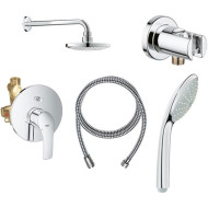 Душевая система Grohe Eurosmart 124440 Хром Душевая система Grohe Eurosmart 124440 Хром