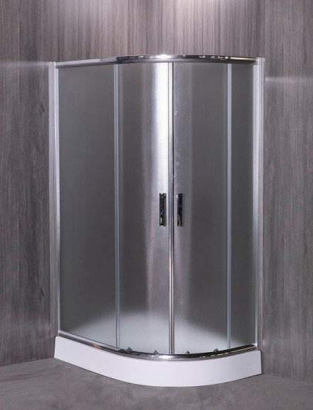 Душевой уголок Esbano ESR-8027A 120x80 L ESUGR8027AL профиль Хром стекло рифленое