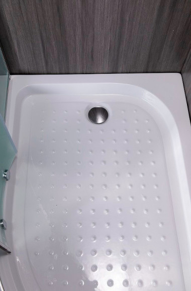 Душевой уголок Esbano ESR-8027A 120x80 L ESUGR8027AL профиль Хром стекло рифленое