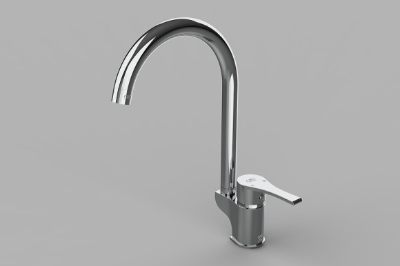 Смеситель для кухни GPD Atros MTE65 Хром