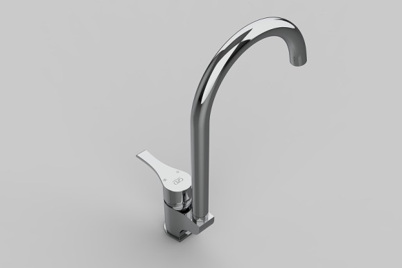 Смеситель для кухни GPD Atros MTE65 Хром