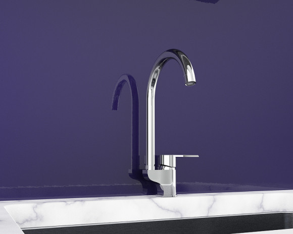 Смеситель для кухни GPD Atros MTE65 Хром