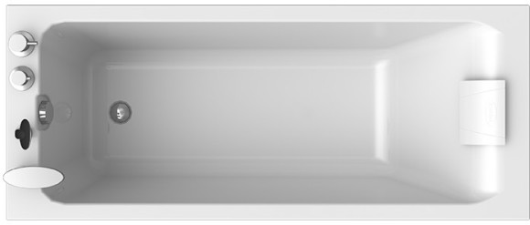 Акриловая ванна Radomir Vannesa Агата 3 175x75 2-01-0-0-1-227Р Белая без гидромассажа