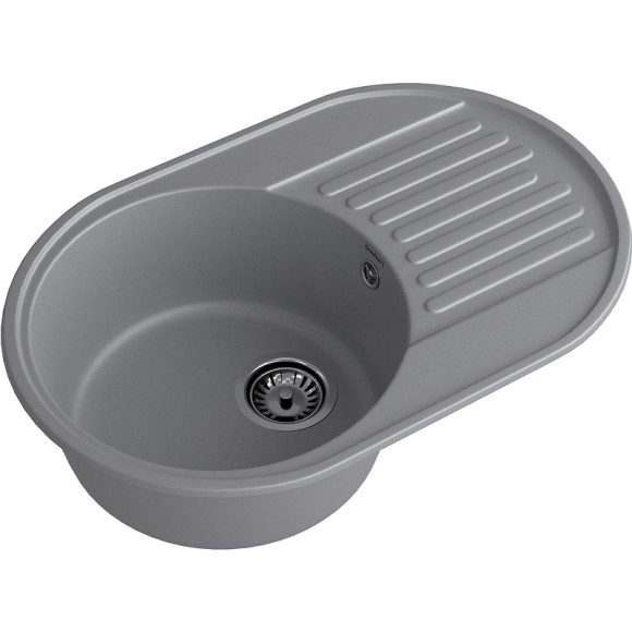 Кухонная мойка GranFest Quarz GF-Z18 Темно-серая Кухонная мойка GranFest Quarz GF-Z18 Темно-серая