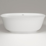 Ванна из искусственного камня Plumberia Selection SETA 170BO 170x75 Белая матовая без гидромассажа