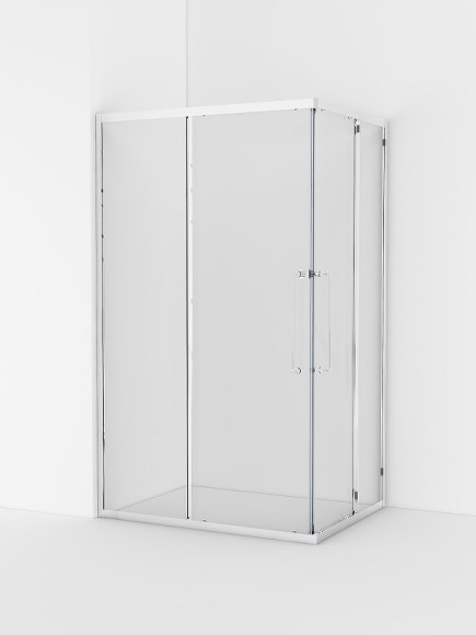 Душевой уголок Cezares Relax-304 120x90 RELAX-304-AH-2-120/90-C-CR профиль Хром глянцевый стекло прозрачное