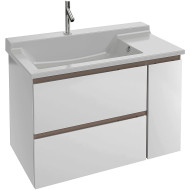 Тумба под раковину Jacob Delafon Soprano 96 EB1334-N18 подвесная Белая Тумба под раковину Jacob Delafon Soprano 96 EB1334-N18 подвесная Белая