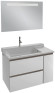 Тумба под раковину Jacob Delafon Soprano 96 EB1334-N18 подвесная Белая Тумба под раковину Jacob Delafon Soprano 96 EB1334-N18 подвесная Белая
