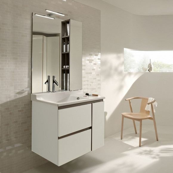 Тумба под раковину Jacob Delafon Soprano 96 EB1334-N18 подвесная Белая Тумба под раковину Jacob Delafon Soprano 96 EB1334-N18 подвесная Белая