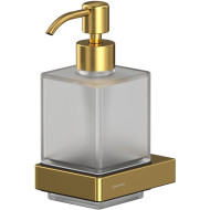 Дозатор для жидкого мыла Whitecross Cubo gold brushed CU2440GLB Брашированное золото Дозатор для жидкого мыла Whitecross Cubo gold brushed CU2440GLB Брашированное золото