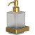 Дозатор для жидкого мыла Whitecross Cubo gold brushed CU2440GLB Брашированное золото