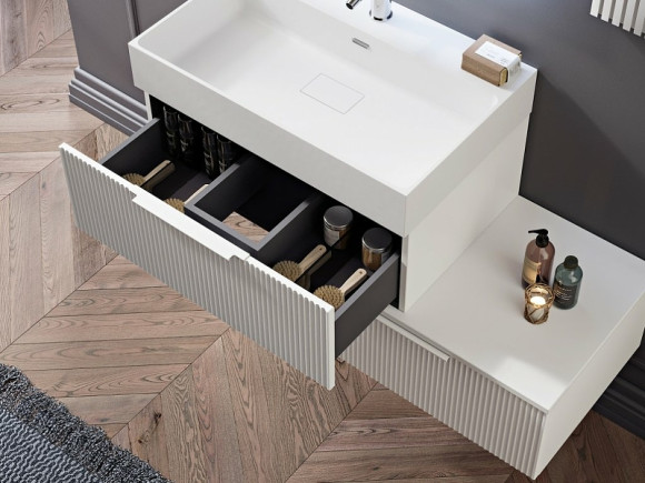 Тумба под раковину Cezares Premium 70 55416 подвесная Bianco opaco Тумба под раковину Cezares Premium 70 55416 подвесная Bianco opaco