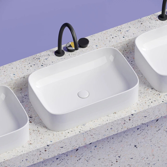 Раковина-чаша Ceramicanova Element 61 CN6053 Белая глянцевая Раковина-чаша Ceramicanova Element 61 CN6053 Белая глянцевая