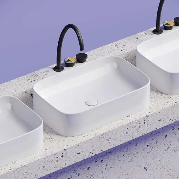 Раковина-чаша Ceramicanova Element 61 CN6053 Белая глянцевая Раковина-чаша Ceramicanova Element 61 CN6053 Белая глянцевая