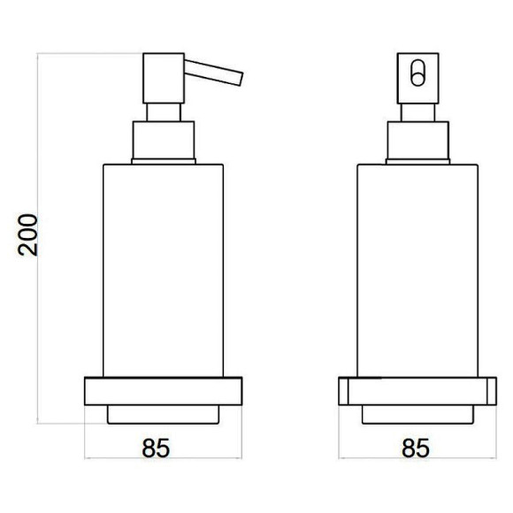 Дозатор для жидкого мыла Webert Pegaso PE500201015 Хром Дозатор для жидкого мыла Webert Pegaso PE500201015 Хром