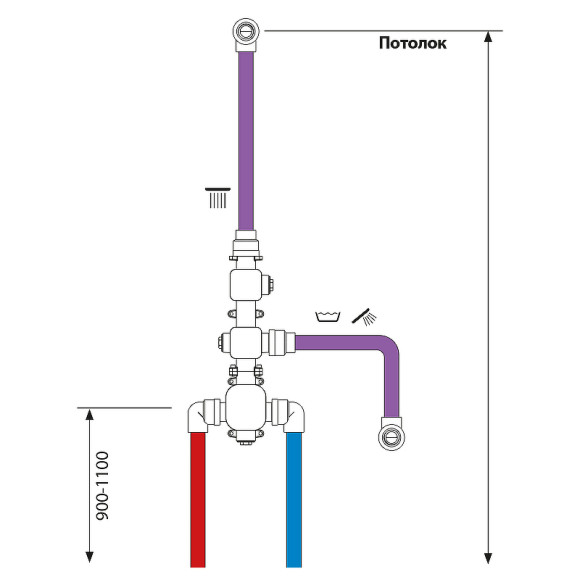 Душевая система Timo Selene SX-2239/00SM с термостатом Хром Душевая система Timo Selene SX-2239/00SM с термостатом Хром