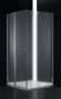 Душевой уголок Cezares Elena 90x90 L ELENA-W-A-12-90-P-Cr-L профиль Хром стекло текстурное