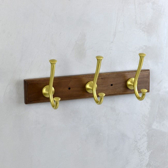 Вешалка для полотенец Bronze de Luxe Forest 10708G Орех Золото матовое Вешалка для полотенец Bronze de Luxe Forest 10708G Орех Золото матовое