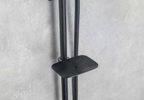 Душевая система Aquatek Вега AQ1076MB Черная матовая