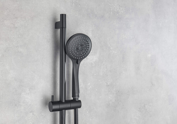 Душевая система Aquatek Вега AQ1076MB Черная матовая