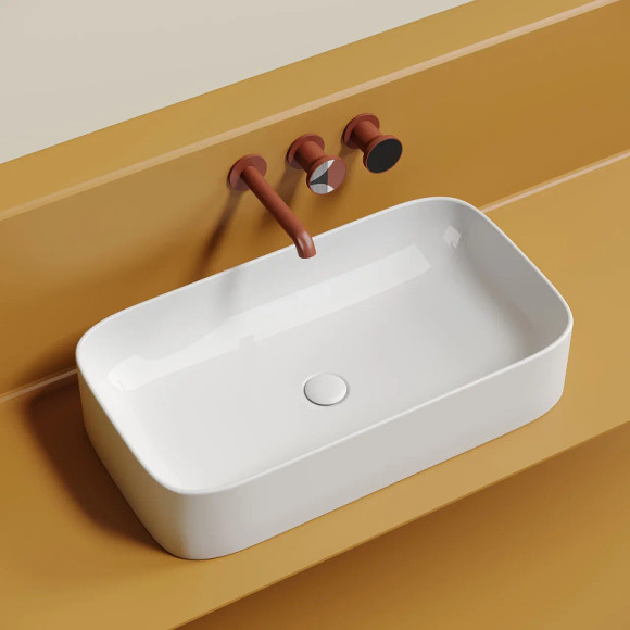 Раковина-чаша Ceramicanova Element 71 CN6054 Белая глянцевая Раковина-чаша Ceramicanova Element 71 CN6054 Белая глянцевая