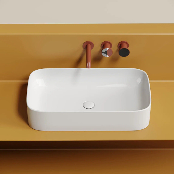 Раковина-чаша Ceramicanova Element 71 CN6054 Белая глянцевая Раковина-чаша Ceramicanova Element 71 CN6054 Белая глянцевая