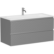 Тумба под раковину Sancos Folk 100 FL100ES подвесная Ergraut soft