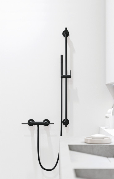 Душевой гарнитур Kludi Nova Fonte 2084039-15 Черный