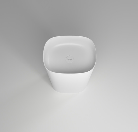 Раковина Plumberia Selection RONNIE SOFT BO 48x87x38 Белая матовая Раковина Plumberia Selection RONNIE SOFT BO 48x87x38 Белая матовая