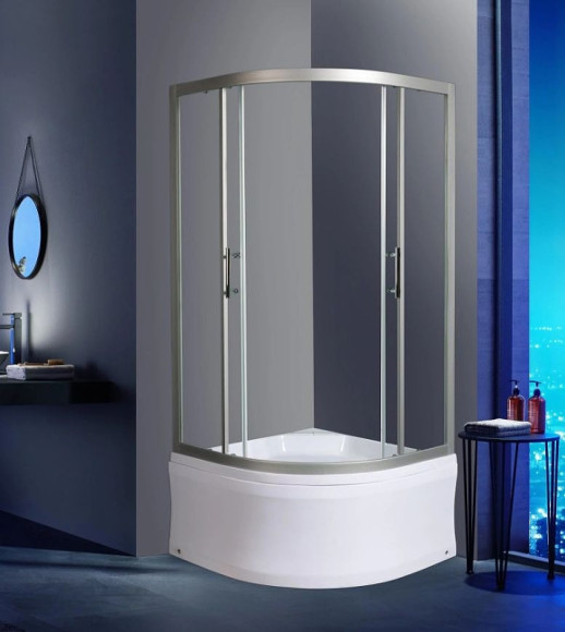 Душевой уголок WeltWasser WW500 С 80х80 10000012444 профиль Хром стекло прозрачное Душевой уголок WeltWasser WW500 С 80х80 10000012444 профиль Хром стекло прозрачное