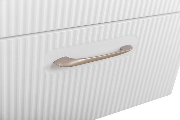 Тумба под раковину BelBagno Due 50 DUE-500-2C-SO-BM-P подвесная Белый металлик