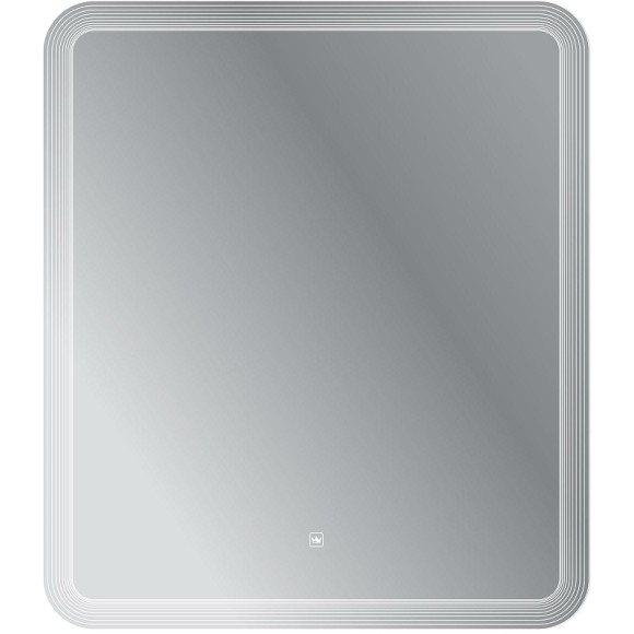 Зеркало Cezares Duet 70 CZR-SPC-DUET-700-800-LED-TCH с подсветкой с лазерной гравировкой и сенсорным выключателем