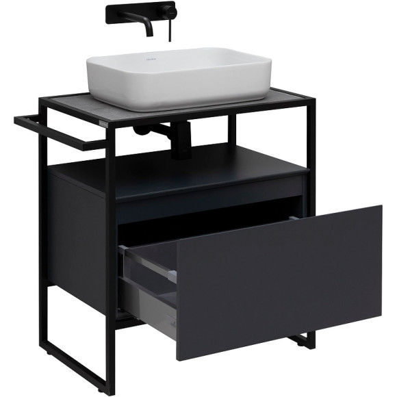 Тумба под раковину Allen Brau Priority 70 1.31001.AM Антрацит матовый Тумба под раковину Allen Brau Priority 70 1.31001.AM Антрацит матовый