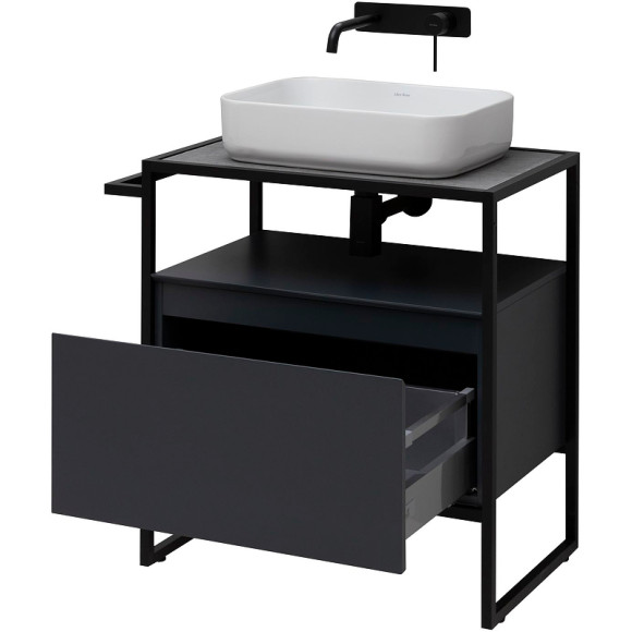 Тумба под раковину Allen Brau Priority 70 1.31001.AM Антрацит матовый Тумба под раковину Allen Brau Priority 70 1.31001.AM Антрацит матовый