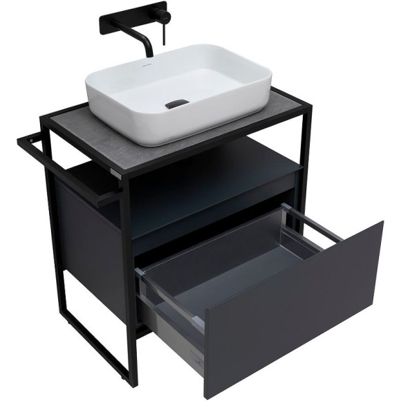 Тумба под раковину Allen Brau Priority 70 1.31001.AM Антрацит матовый Тумба под раковину Allen Brau Priority 70 1.31001.AM Антрацит матовый