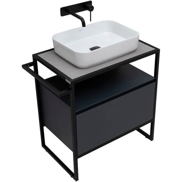 Тумба под раковину Allen Brau Priority 70 1.31001.AM Антрацит матовый Тумба под раковину Allen Brau Priority 70 1.31001.AM Антрацит матовый