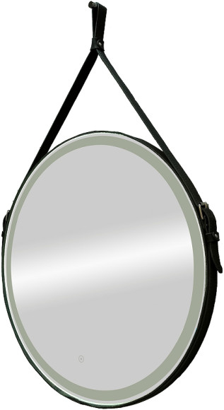 Зеркало Континент Millenium D 500 ЗЛП985 с подсветкой Черное с сенсорным выключателем