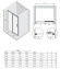 Душевая дверь New Trendy Prime Black 140 L D-0324A профиль Черный стекло прозрачное Душевая дверь New Trendy Prime Black 140 L D-0324A профиль Черный стекло прозрачное