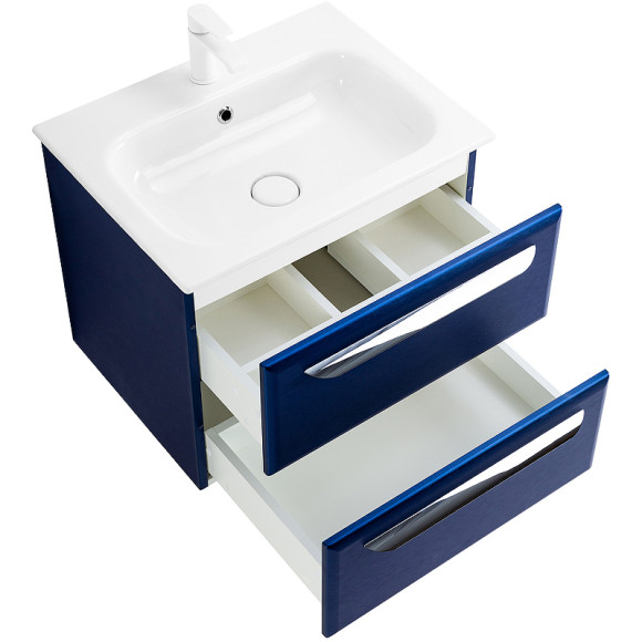 Тумба под раковину Cezares Eco-Cer 60 ECO-CER-600-2C-SO-SPF-P подвесная Sapfiro без ручек