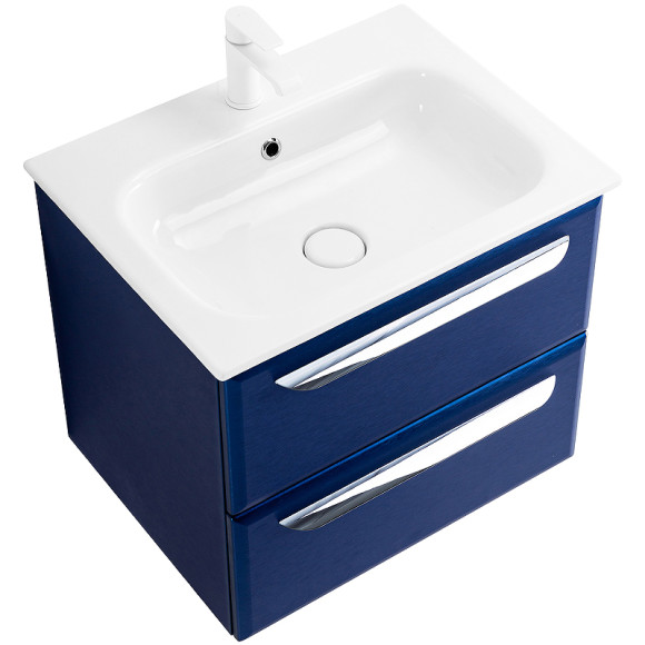 Тумба под раковину Cezares Eco-Cer 60 ECO-CER-600-2C-SO-SPF-P подвесная Sapfiro без ручек