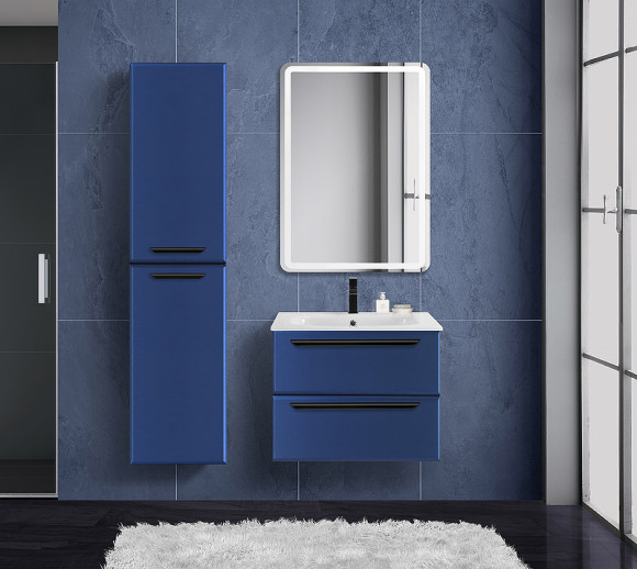 Тумба под раковину Cezares Eco-Cer 60 ECO-CER-600-2C-SO-SPF-P подвесная Sapfiro без ручек