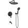 Душевая система ESKO 7in1 SB Черная матовая