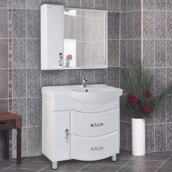 Тумба под раковину Onika Вальс 82 Белая Тумба под раковину Onika Вальс 82 Белая