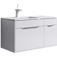 Тумба под раковину Aqwella 5 Stars Malaga 90 Mal.01.09/L подвесная Белая Тумба под раковину Aqwella 5 Stars Malaga 90 Mal.01.09/L подвесная Белая