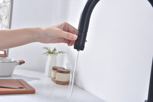 Смеситель для кухни Paulmark Galant Ga213077-AN Антрацит