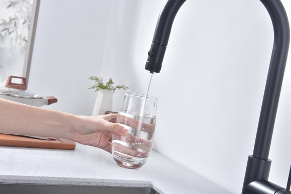 Смеситель для кухни Paulmark Galant Ga213077-AN Антрацит