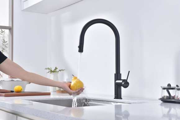 Смеситель для кухни Paulmark Galant Ga213077-AN Антрацит